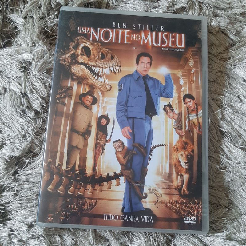 Dvd Uma Noite No Museu Ben Stiller Shopee Brasil