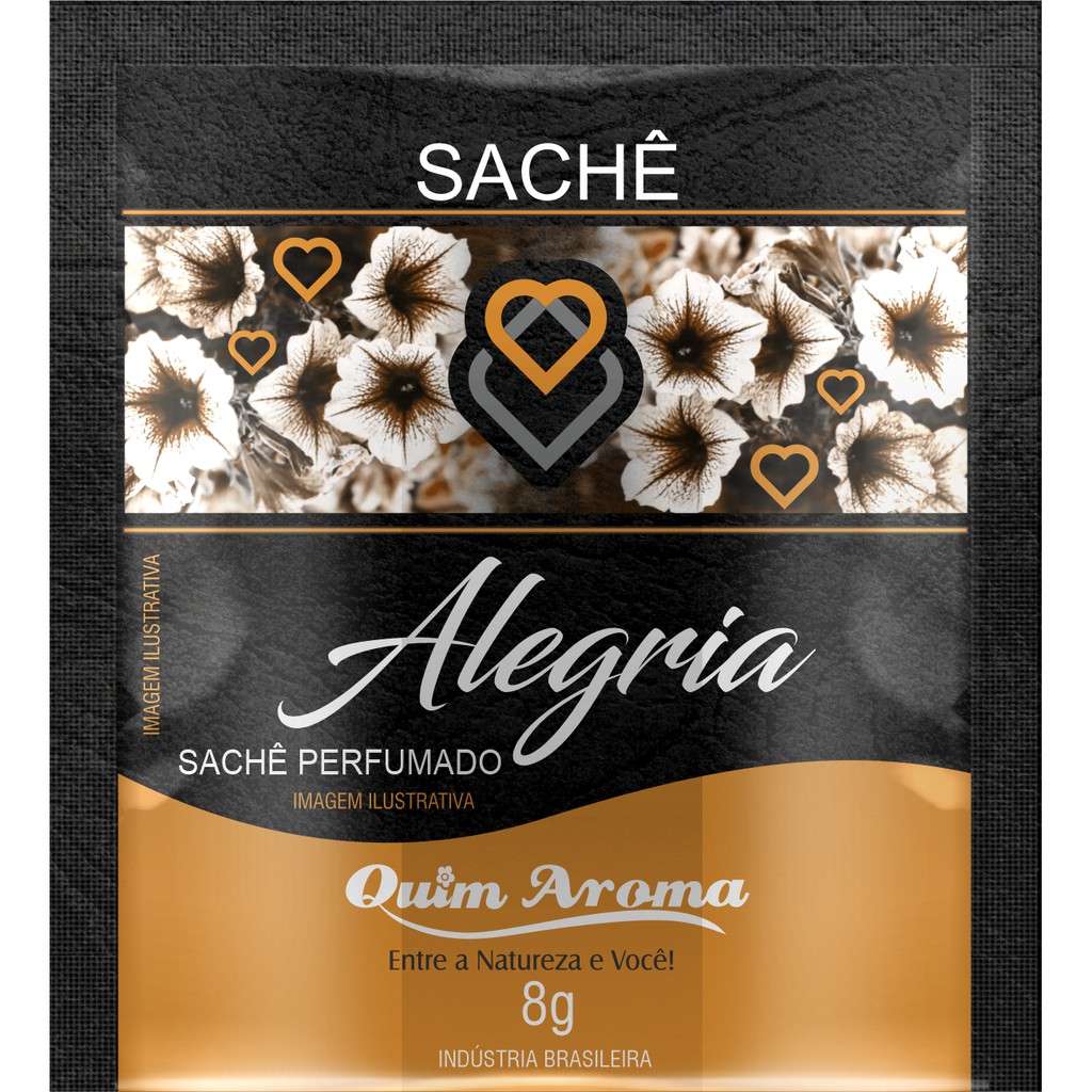 KIT 3 Unidades SACHES PERFUMADOS FRAGRÂNCIA ALEGRIA QUIM AROMA Shopee