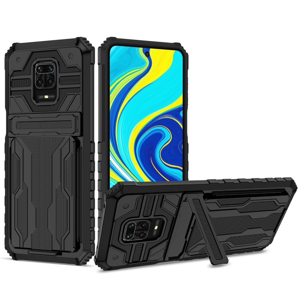 Capa Capinha Anti Impacto Xiaomi Redmi Note 9s note 9 Pro porta cartão