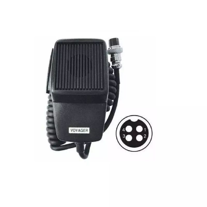 Microfone Radio Px Ptt 4 Pinos Voyager Shopee Brasil