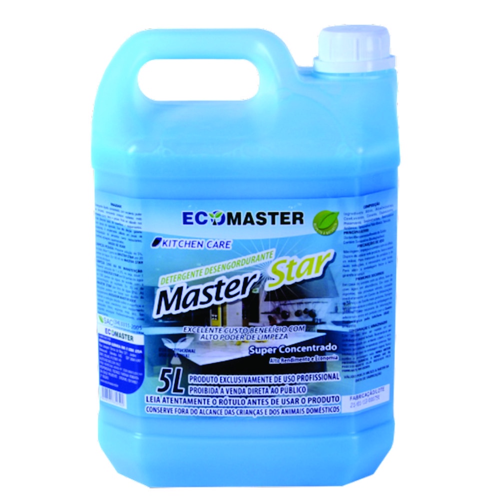 Master Star Detergente Desengordurante 05 Litros Shopee Brasil