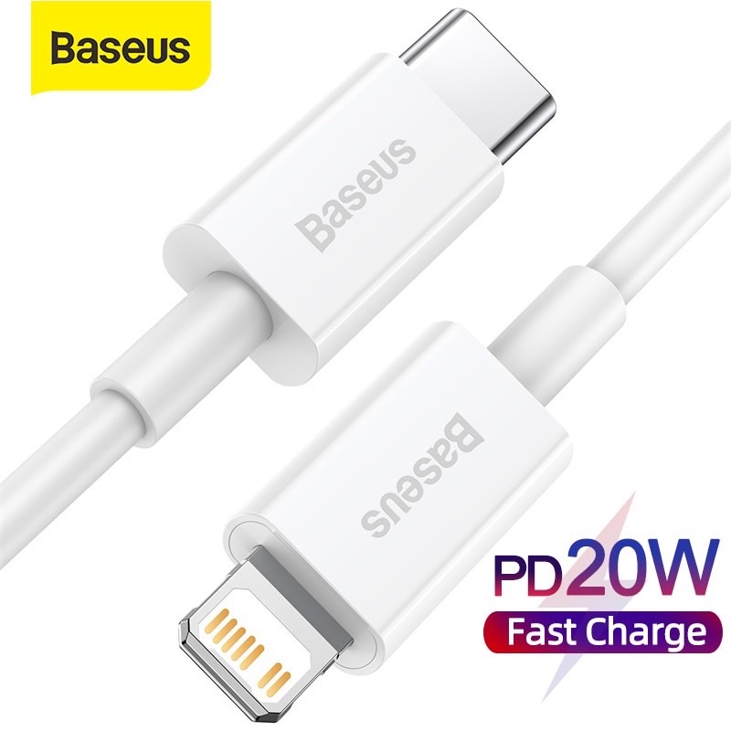 Cabo Pd W Iphone Lightning E Usb Tipo C Metros Baseus Corre Que