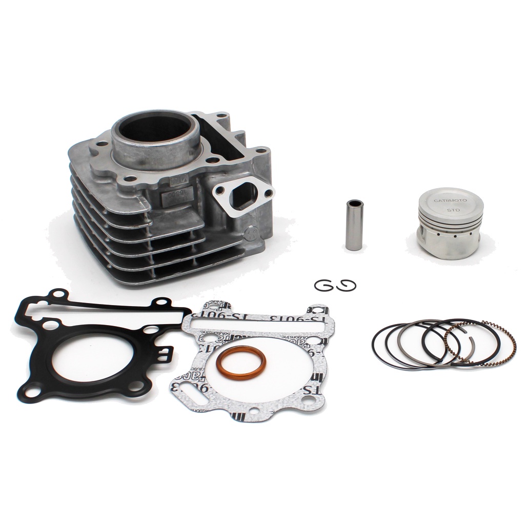 Kit Cilindro Motor Para Crypton 115 2009 Até 2016 Pistão Anéis Pino