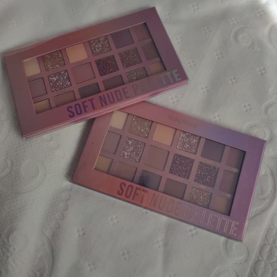 Paleta De Sombra Soft Nude Ruby Rose Shopee Brasil
