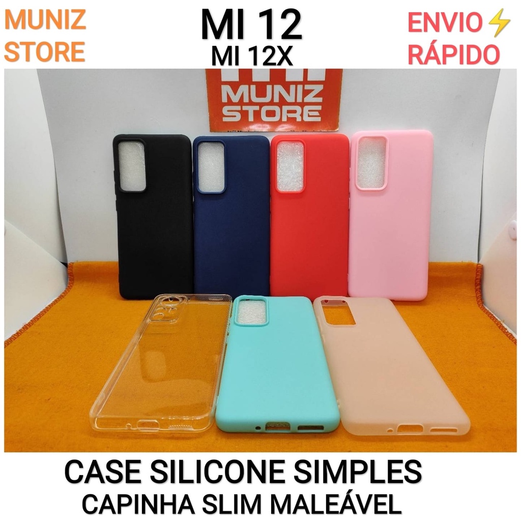 Capa Capinha Case Mi Mi X Xiaomi Silicone Simples Fosca Fina