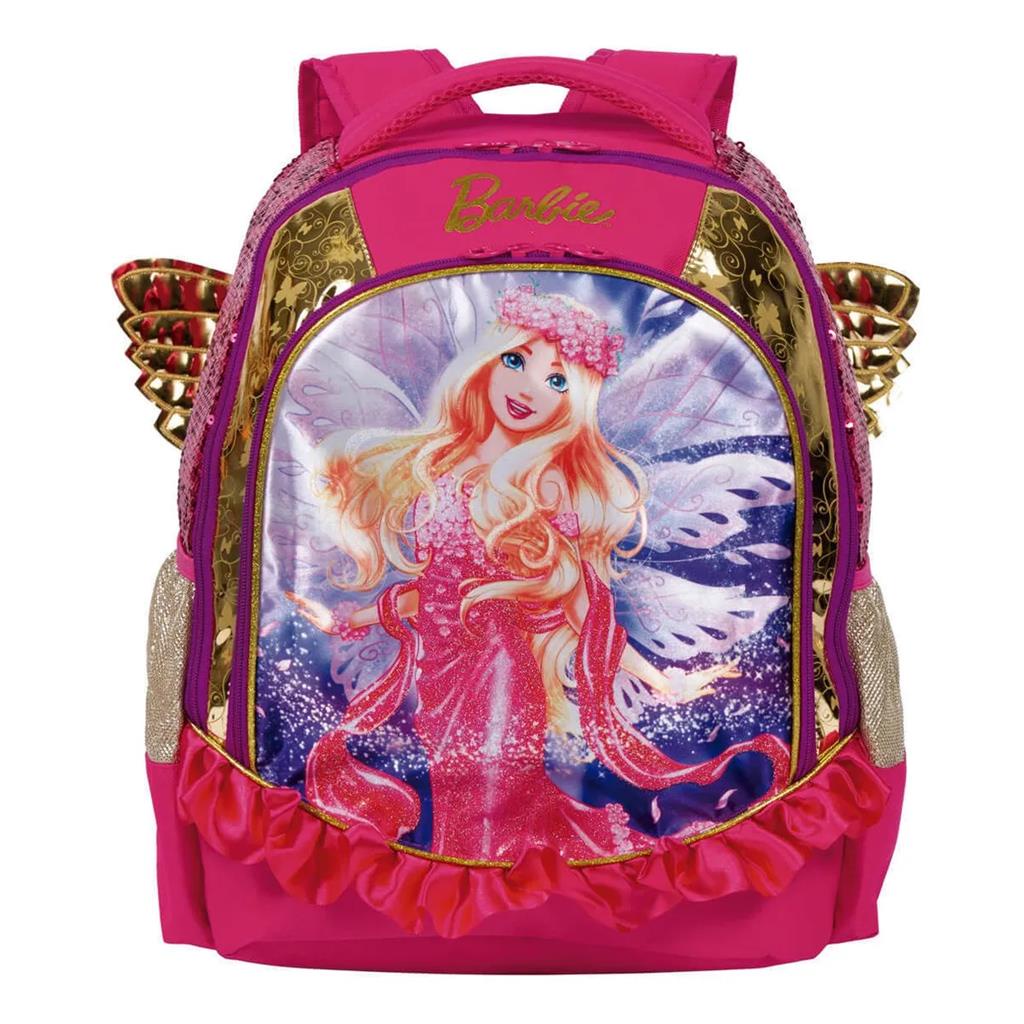 Mochila Barbie Dreamtopia Escolar Infantil Tam G Costas Asas Sestini