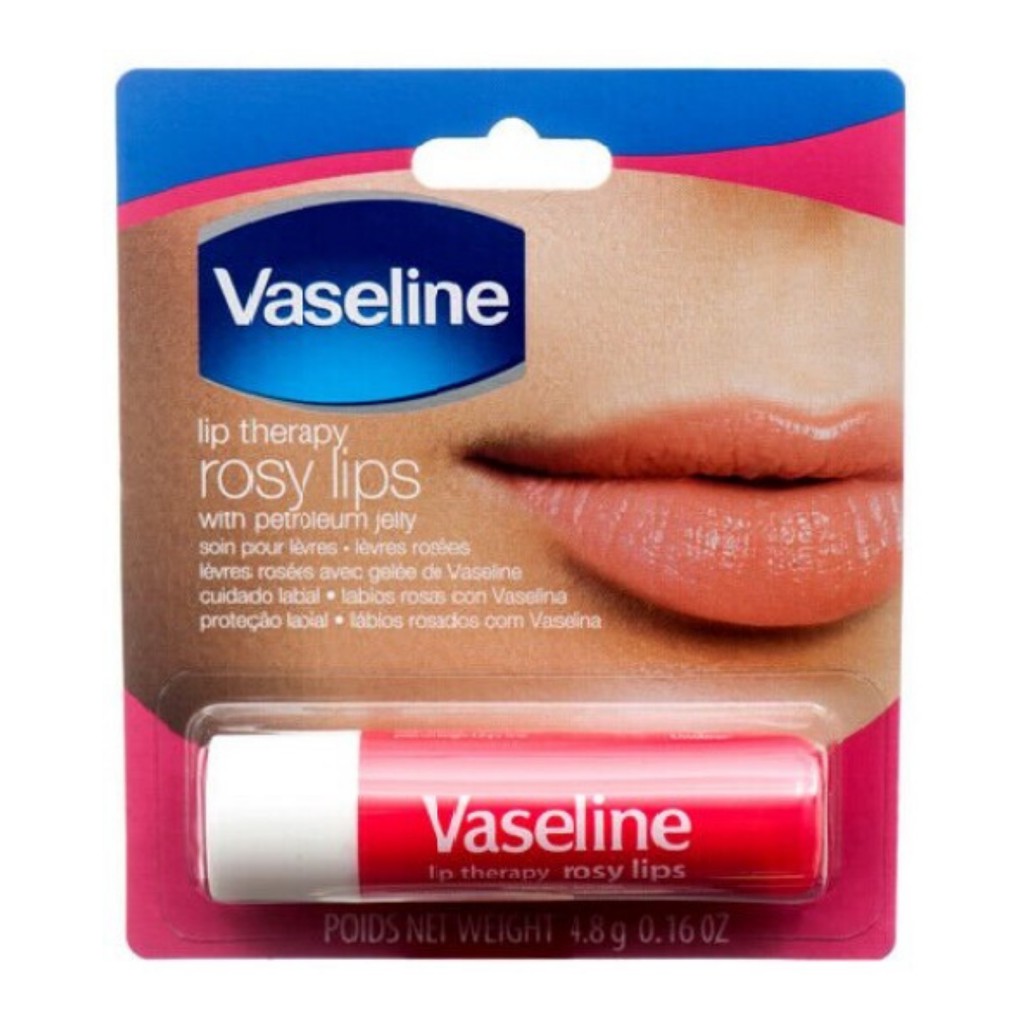 Vaseline Lip Therapy Rose Lips Lip Balm Hidratante E Protetor Labial