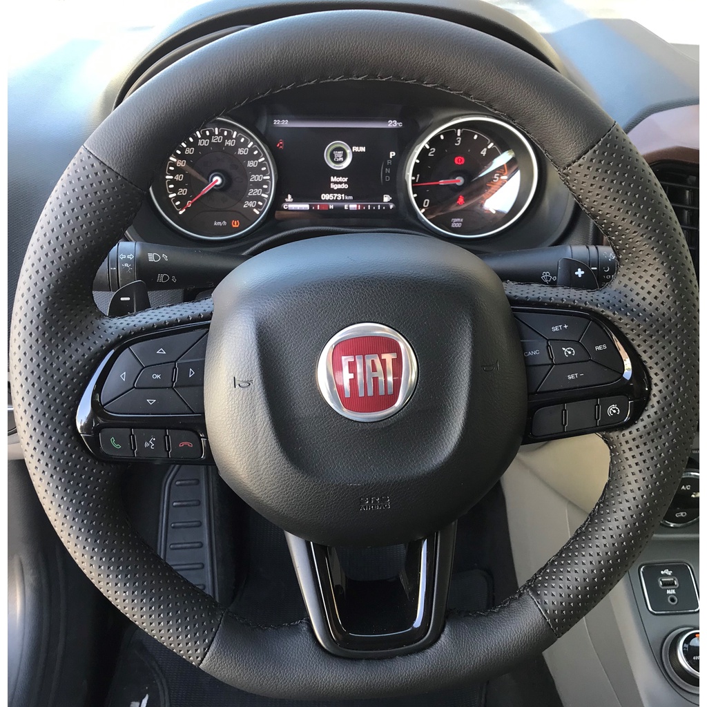 Capa De Volante Costurada Fiat Touro Shopee Brasil