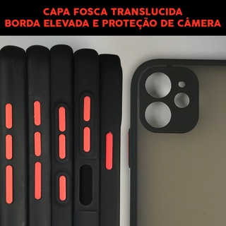 Capa Capinha Case Transl Cida Fosca Preta Xiaomi Redmi Note G