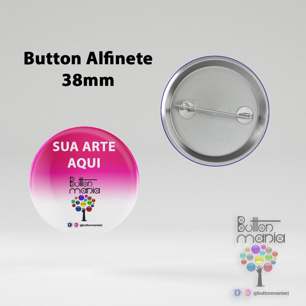 Button Tipo Alfinete Personalizado 38mm Pin Botons Broche Shopee Brasil