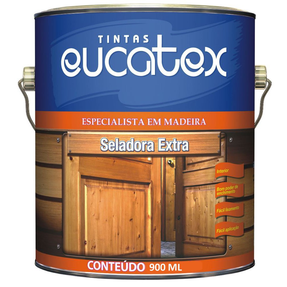 Seladora Extra Para Madeira Eucatex 900 Ml Shopee Brasil