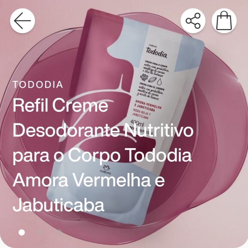 Natura Tododia Amora Vermelha E Jabuticaba Ml Shopee Brasil