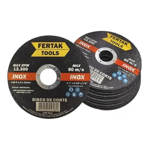 Kit Disco De Corte Inox Fertak 20 Unidades Shopee Brasil