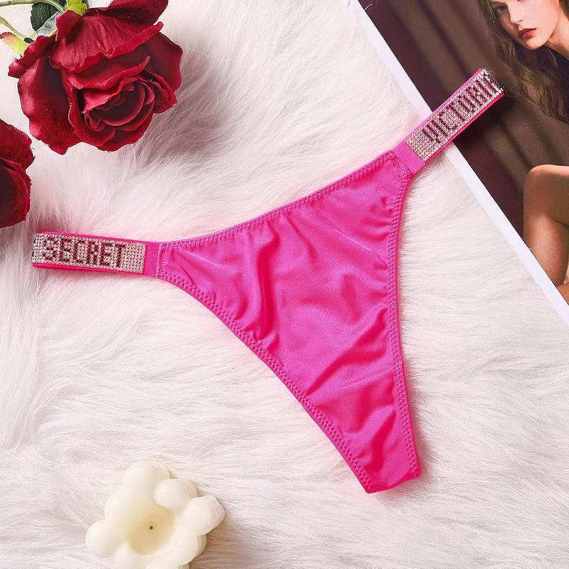 Victoria Lingerie Hot Calcinha Sexy Sem Costura Feminina Letra De Luxo