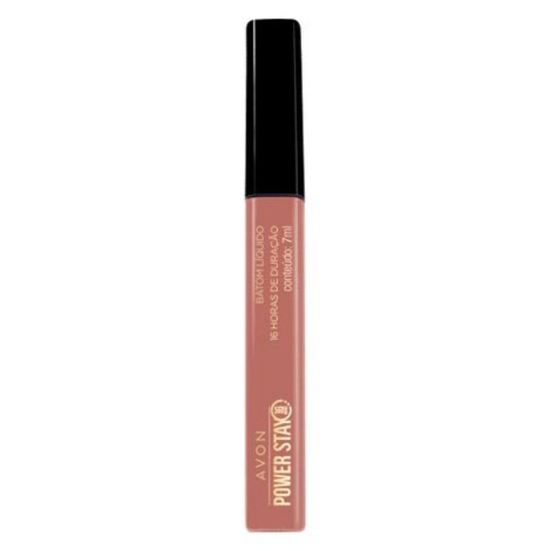 Batom L Quido Avon Power Stay Nude Retr Ml Shopee Brasil