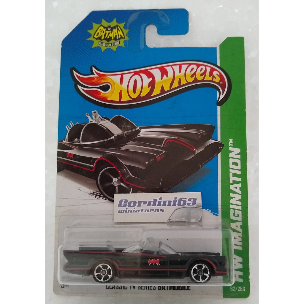 Hot Wheels Batman Classic Tv Series Batmobile Batmóvel Shopee Brasil