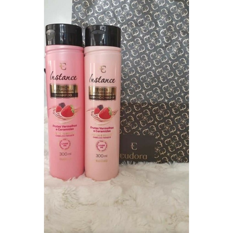 Kits Instance Frutas Vermelhas Shampoo Condicionador Ml Cada