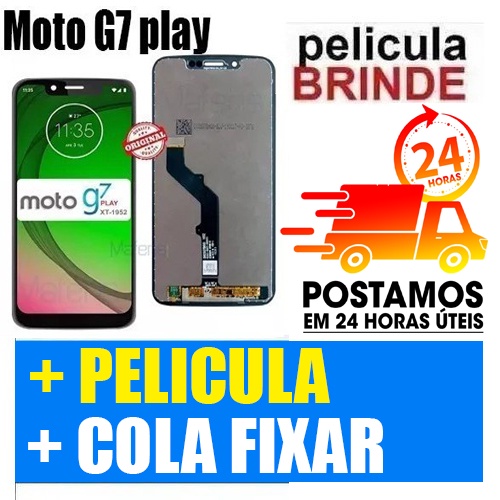 Frontal Tela Display Touch Moto G Play Xt Pelelicula Ml Cola