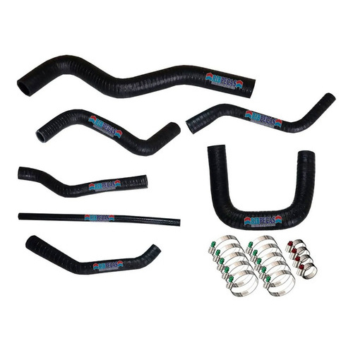 Kit Mangueiras Gol Quadrado Ap Silicone Preto Shopee Brasil