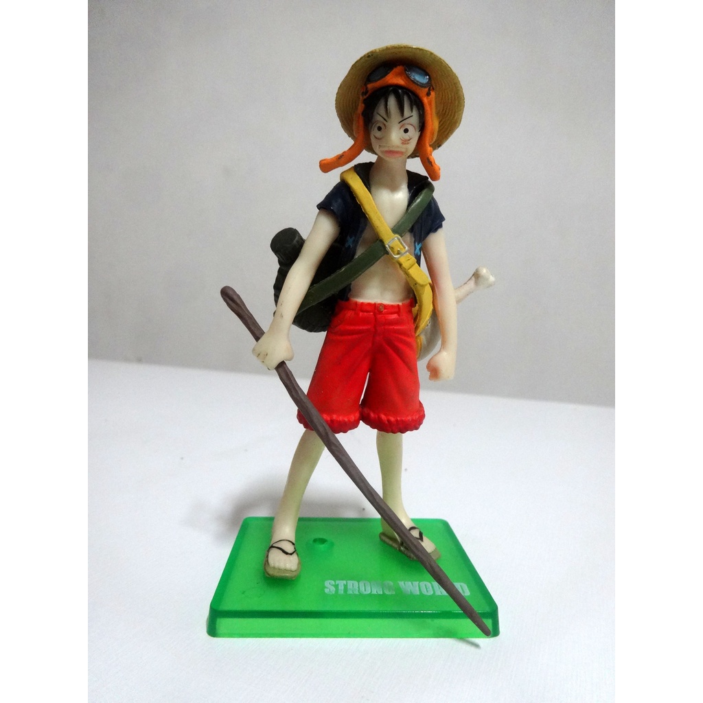 One Piece Boneco Monkey D Luffy Strong World Cm Shopee Brasil