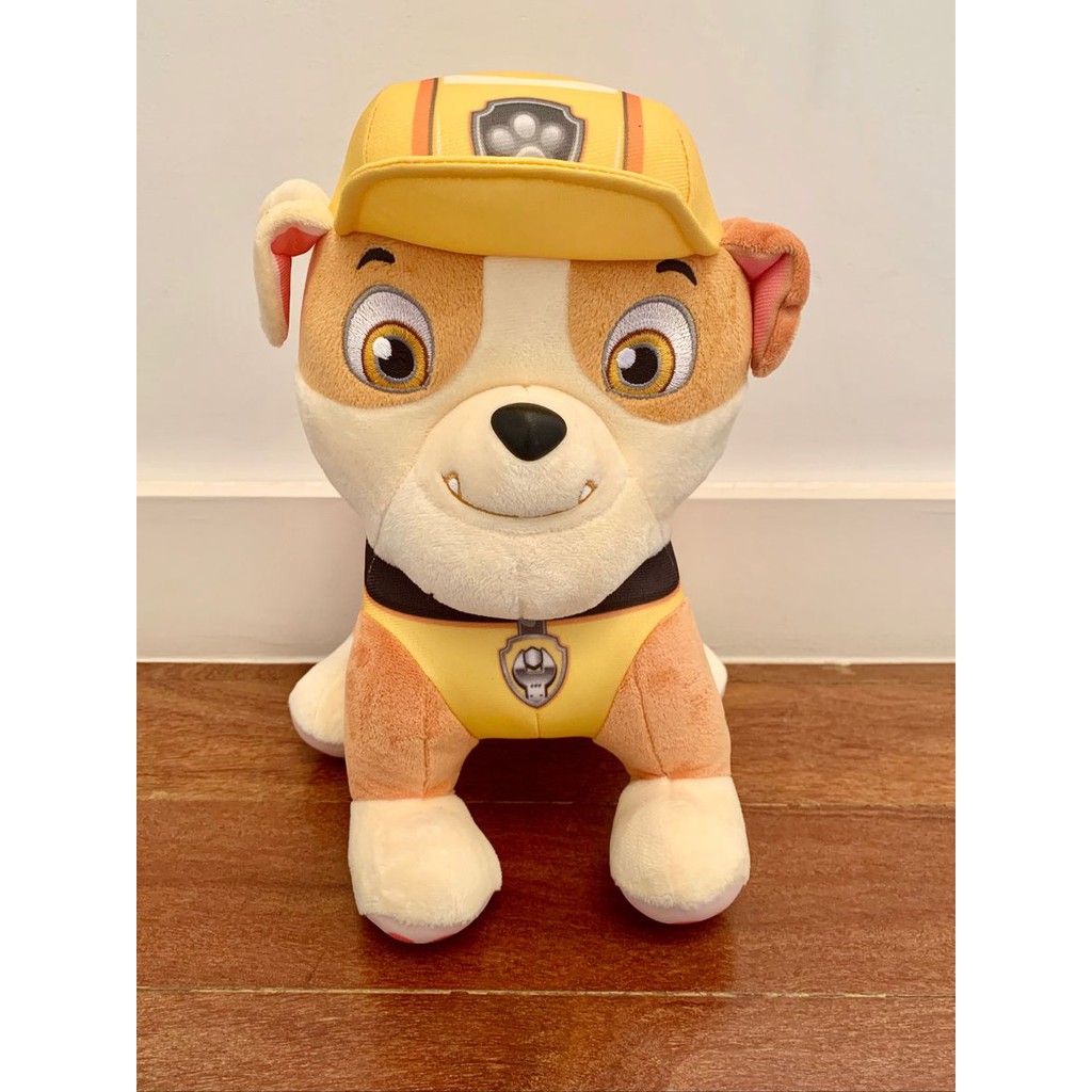 Boneco Pelucia Patrulha Canina Rubble Pronta Entrega Shopee Brasil