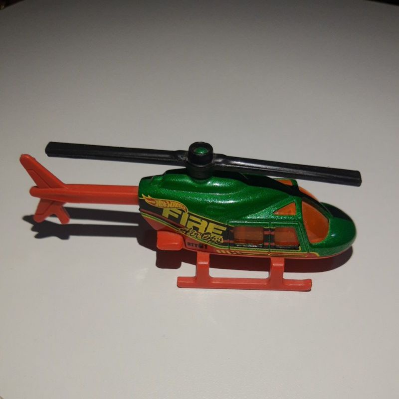 Hot Wheels Helicóptero Verde Shopee Brasil