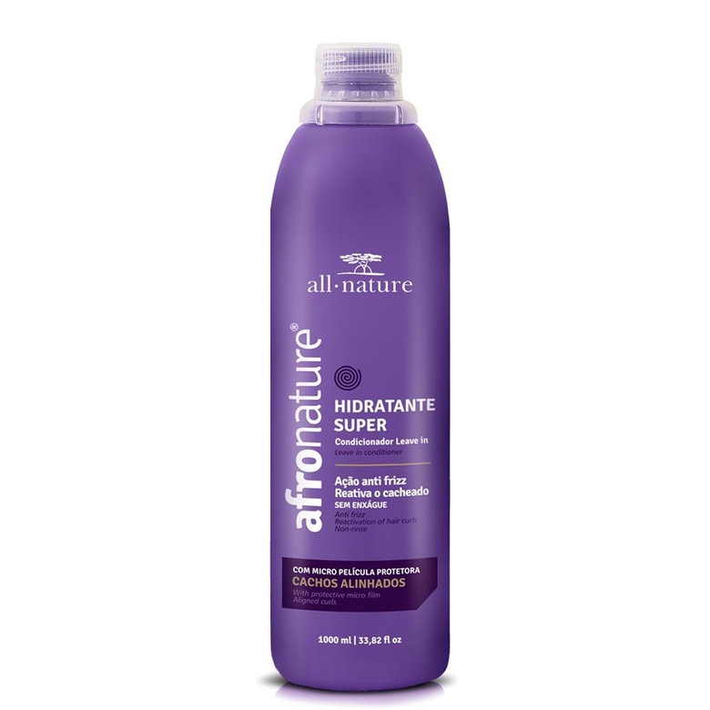 Creme Ativador De Cachos Hidratante Super Afronature All Nature Ml