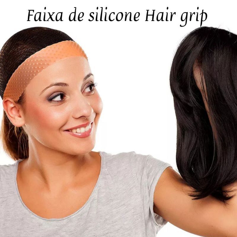 Faixa De Silicone Para Fixar Peruca E Lace Front Hair Grip Shopee Brasil