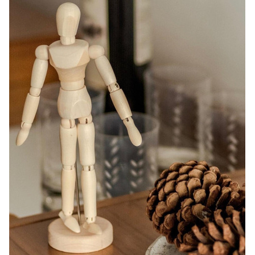 Boneco Manequim Articulado De Madeira Cm Shopee Brasil