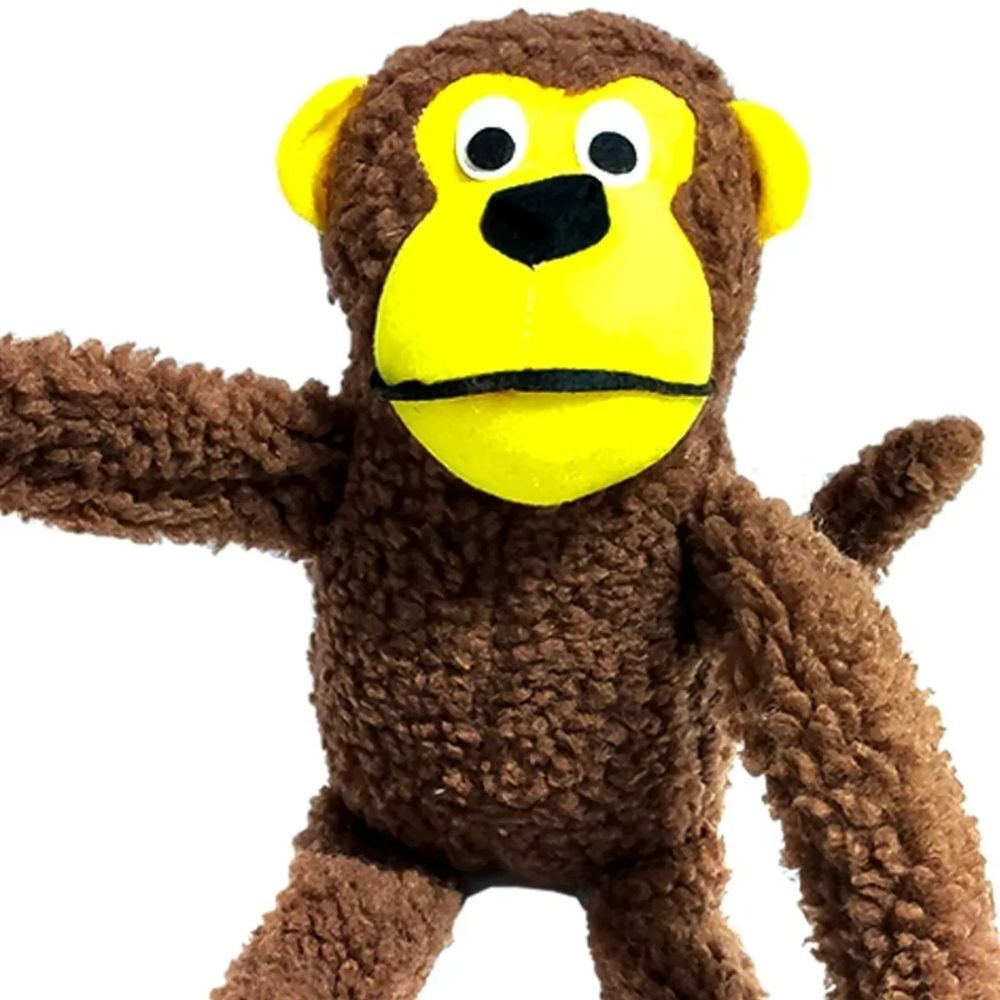 Brinquedo Mordedor Pel Cia Macaco Grande Apito Para Pet Shopee Brasil