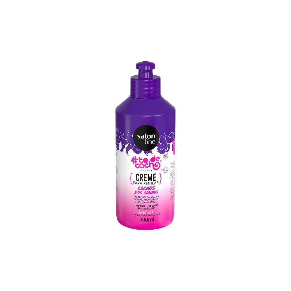 CREME DE PENTEAR SALON LINE TO DE CACHO CACHOS SONHOS 300ML Shopee Brasil