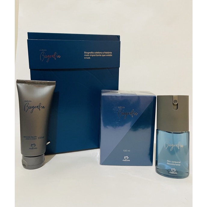 Natura Biografia Masculino Kit Presente Perfume De Ml Sabonete