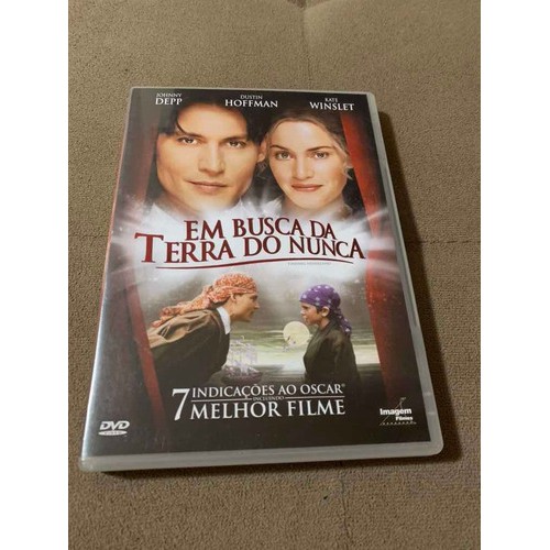 Dvd Em Busca Da Terra Do Nunca Johnny Depp Shopee Brasil