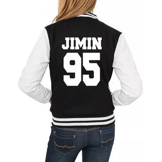 Blusa Casaco Moletom De Frio Jaqueta College Bts Jimin 95 KPOP Shopee