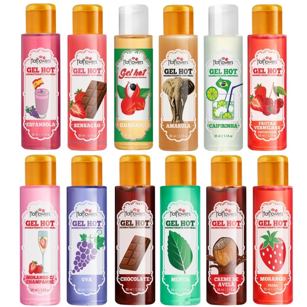Gel Comestível Hot Gel Para Sexo Oral ml Hot Flowers Shopee Brasil