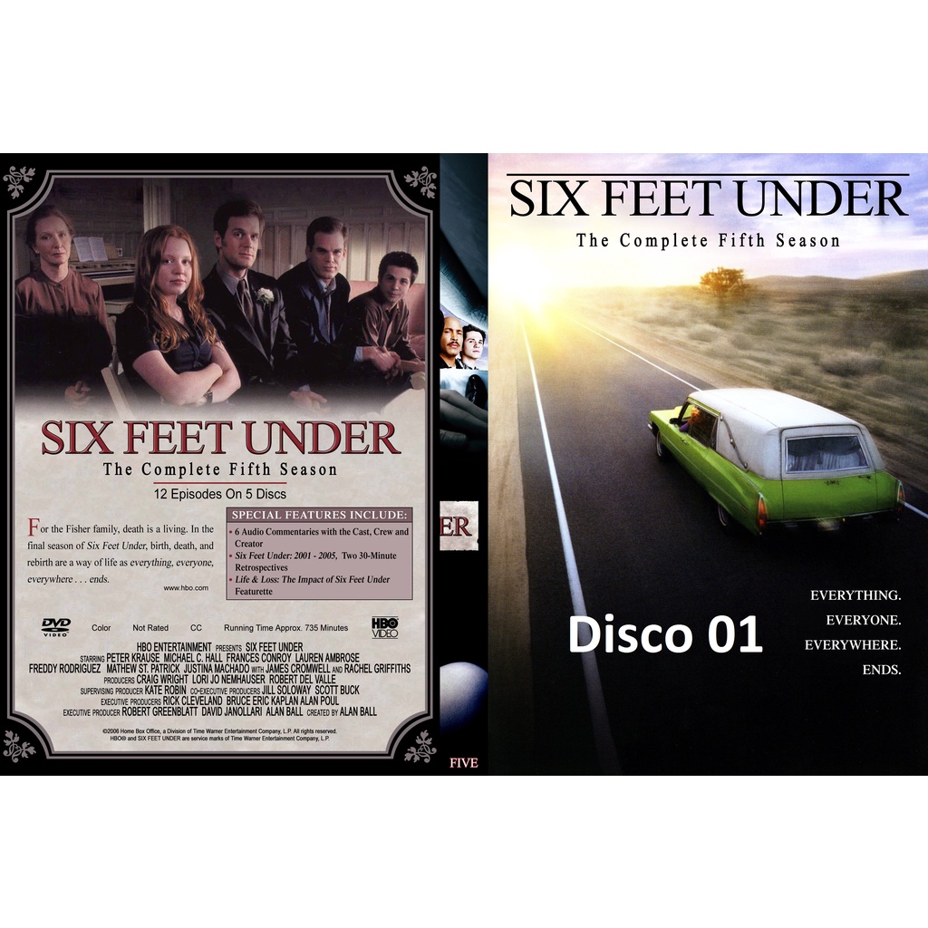 Dvd Six Feet Under Set Temporada Completa Legendado Ou Dublado