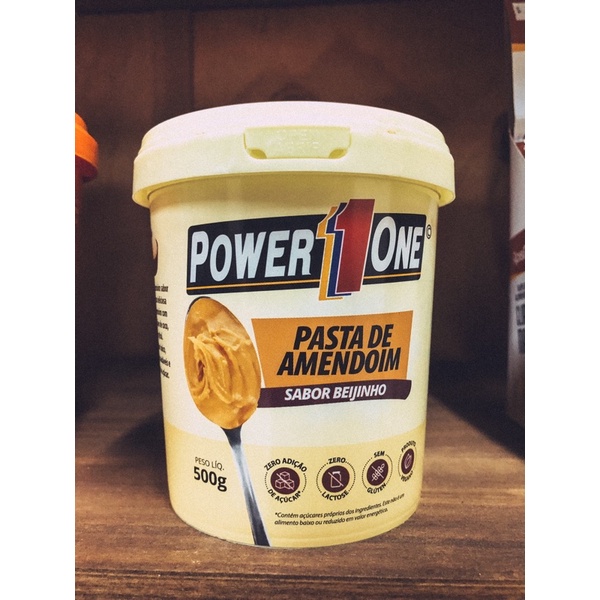 Pasta De Amendoim Power One Sabor Beijinho 500g Shopee Brasil