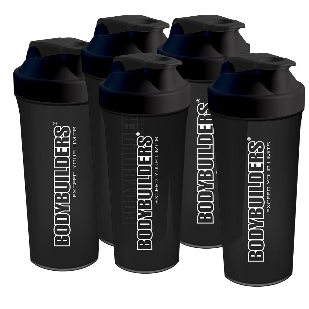 Kit X Coqueteleira Ml Shakeira Para Academia Bodybuilders