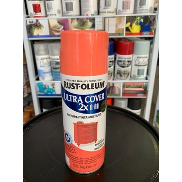 Tinta Rust Oleum Spray Ultra Cover X Coral Brilhante Shopee Brasil