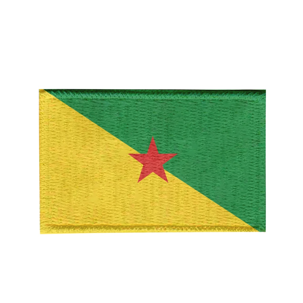 Patch Sublimado Bandeira Guiana Francesa X Bordado Shopee Brasil