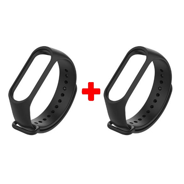 Kit Pulseira Silicone Preta Mi Band Shopee Brasil