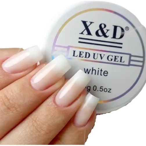 Kit 4 Gel Xed Alongamento Unha 15gr Led Uv Acrigel Original X D