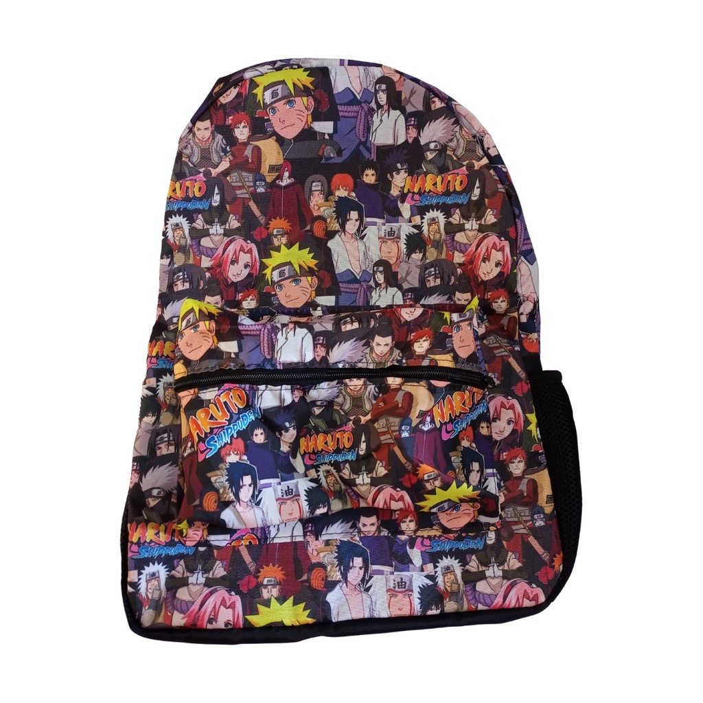 Mochila Escolar Naruto Personagens Aldeia Da Folha Shopee Brasil