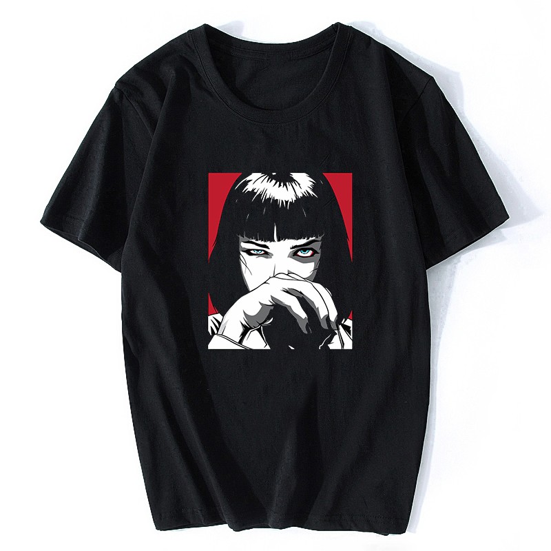 Camisa Camiseta Quentin Tarantino Pulp Fiction Mia Vintage Filme 90s