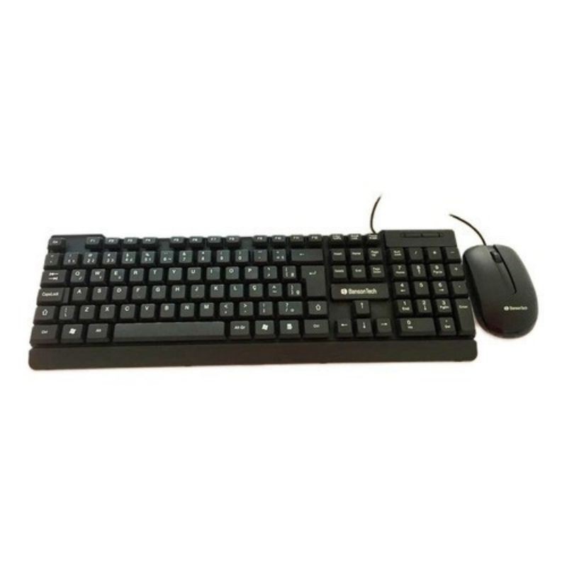 Kit Teclado E Mouse C Fio Bs Bansontech Shopee Brasil