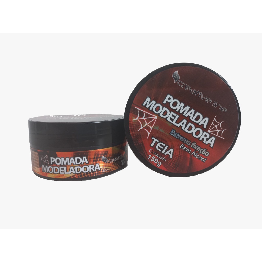 Pomada Modeladora De Cabelo Creative Line Teia 150g Shopee Brasil