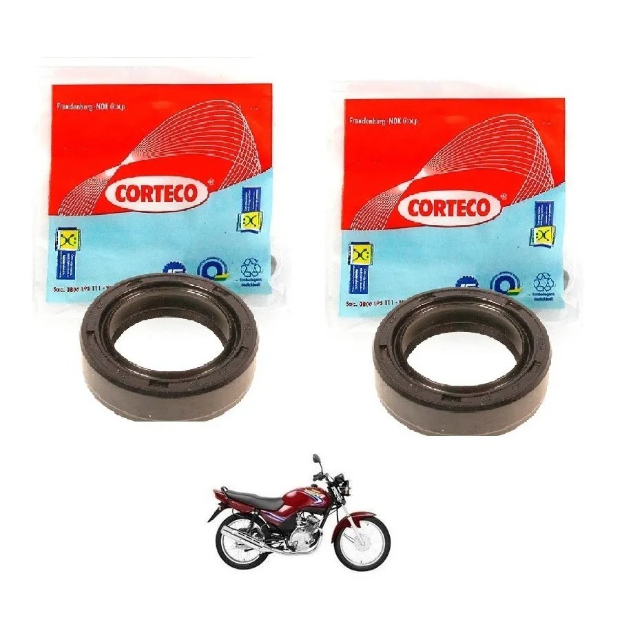 Par Retentor Cortego Garfo Bengala Ybr 125 Factor Fazer 150 Yes 125