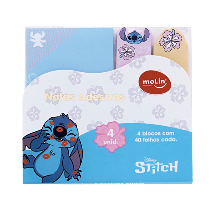 Bloco De Notas Adesivas Stitch Molin Shopee Brasil