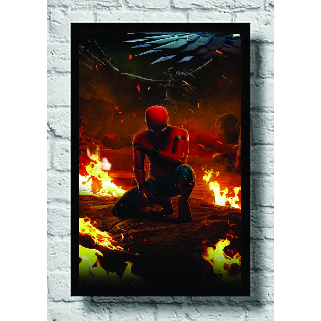 Quadro Decorativo Poster Homem Aranha A X Cm Shopee Brasil