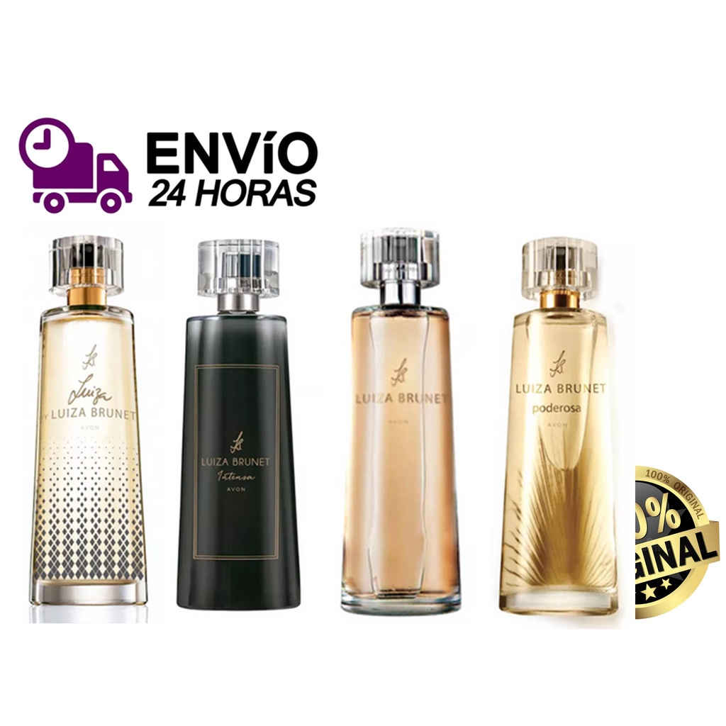 Perfume Luiza Brunet Tradicional Ou Poderosa Original Avon Shopee